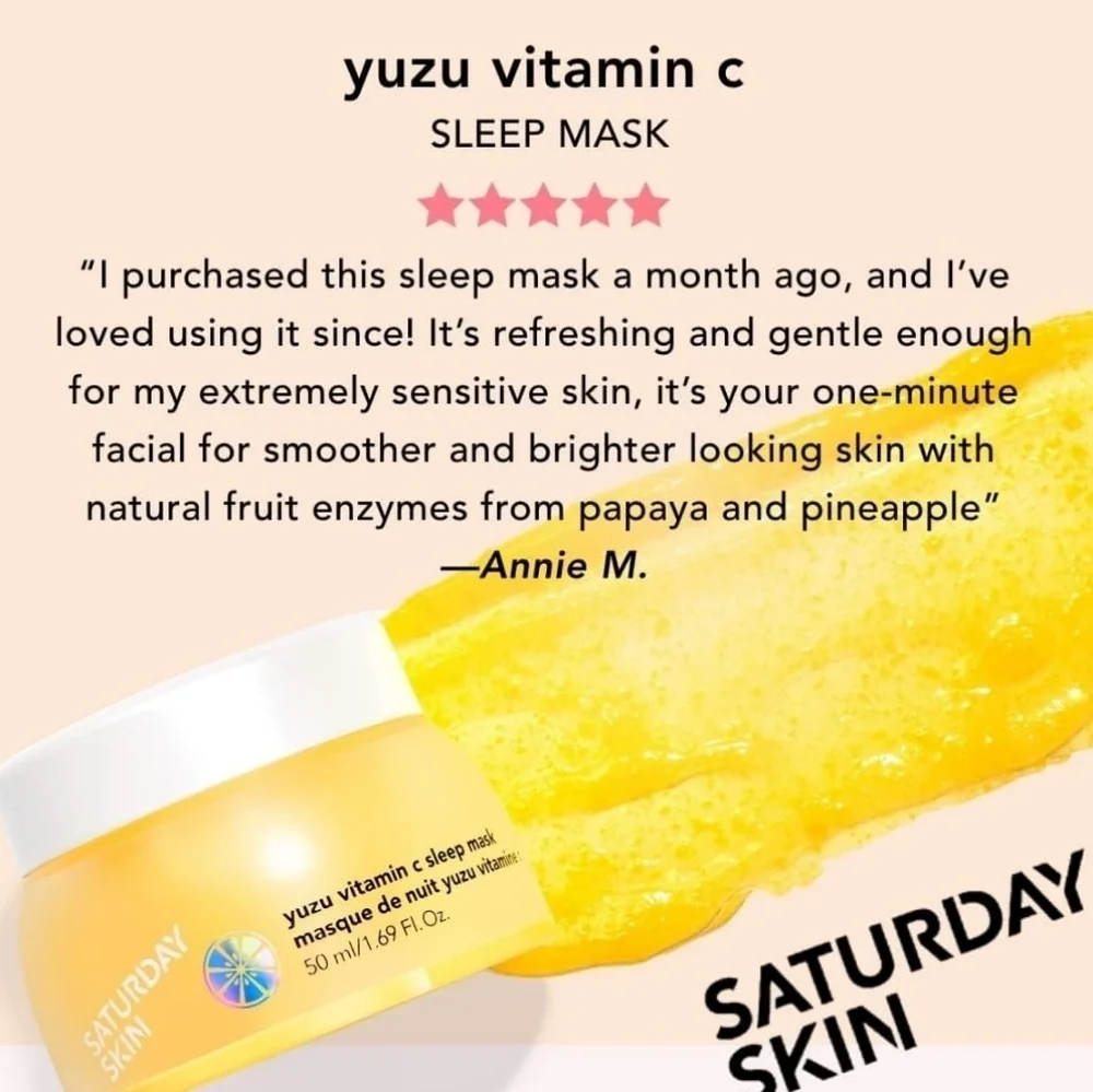saturday skin brighten your